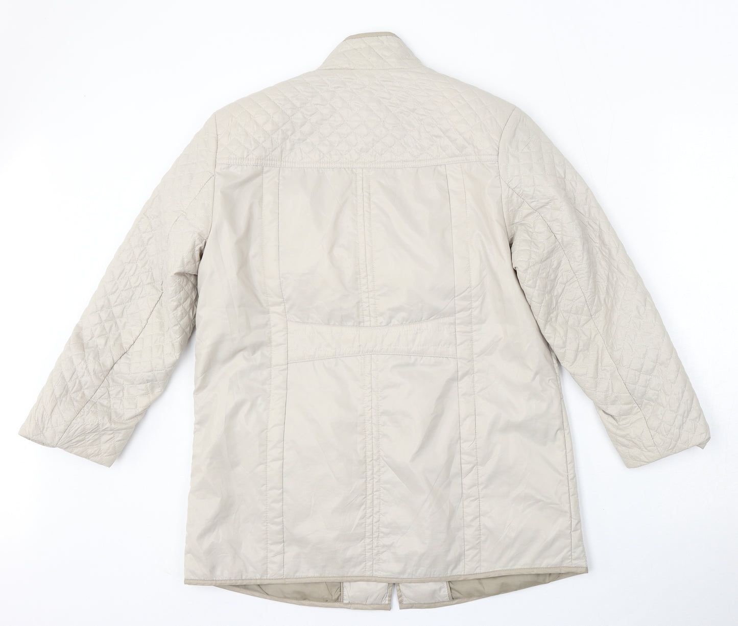 ISLE Womens Beige   Jacket  Size 12  Zip