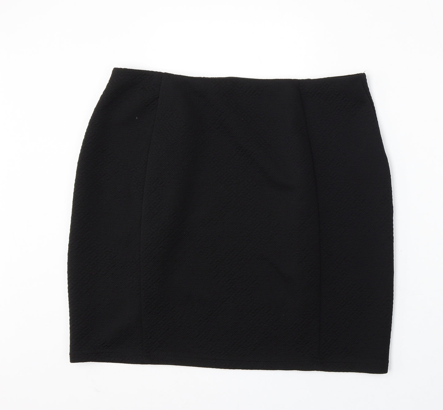 Papaya Womens Black  Polyester Straight & Pencil Skirt Size 18