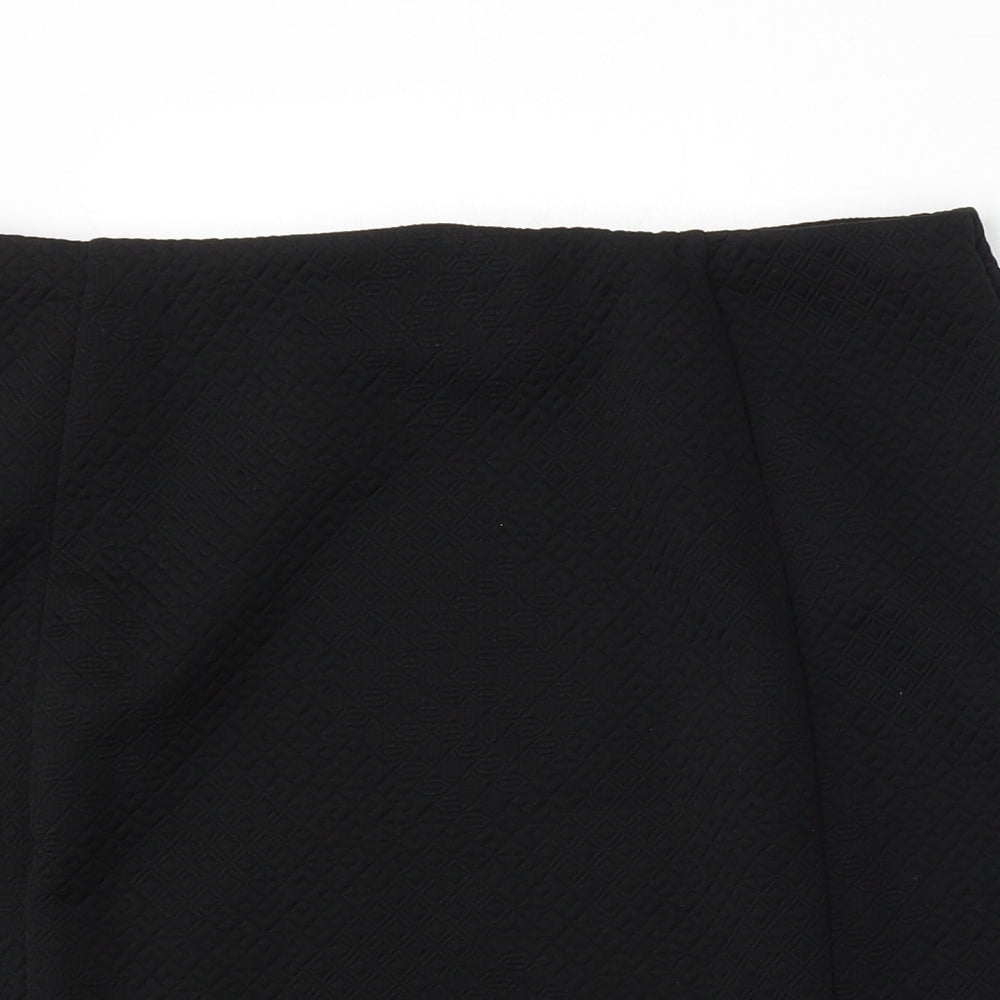 Papaya Womens Black  Polyester Straight & Pencil Skirt Size 18