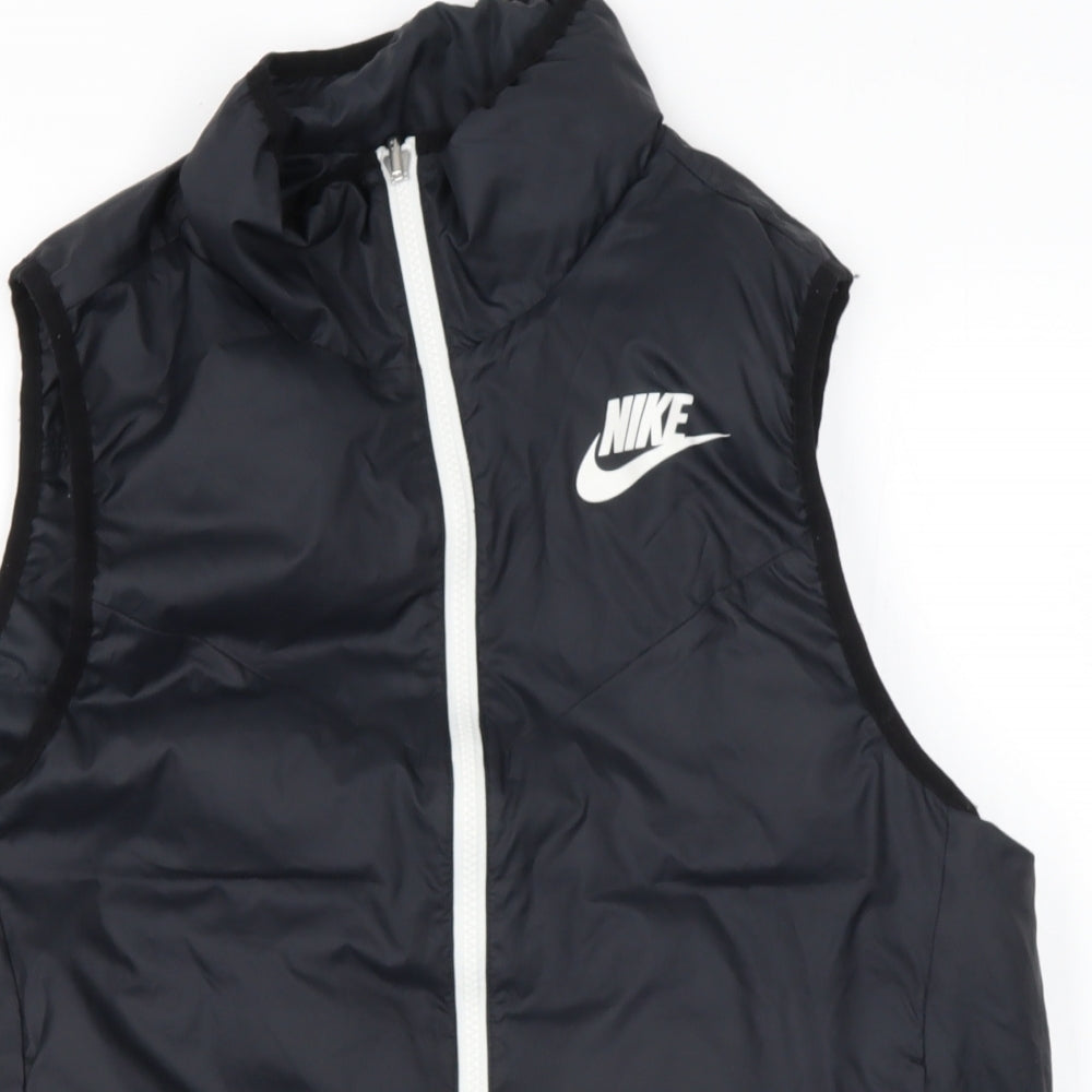 NILE Womens Black  Polyacrylate Fibre Basic Tank Size M Halter