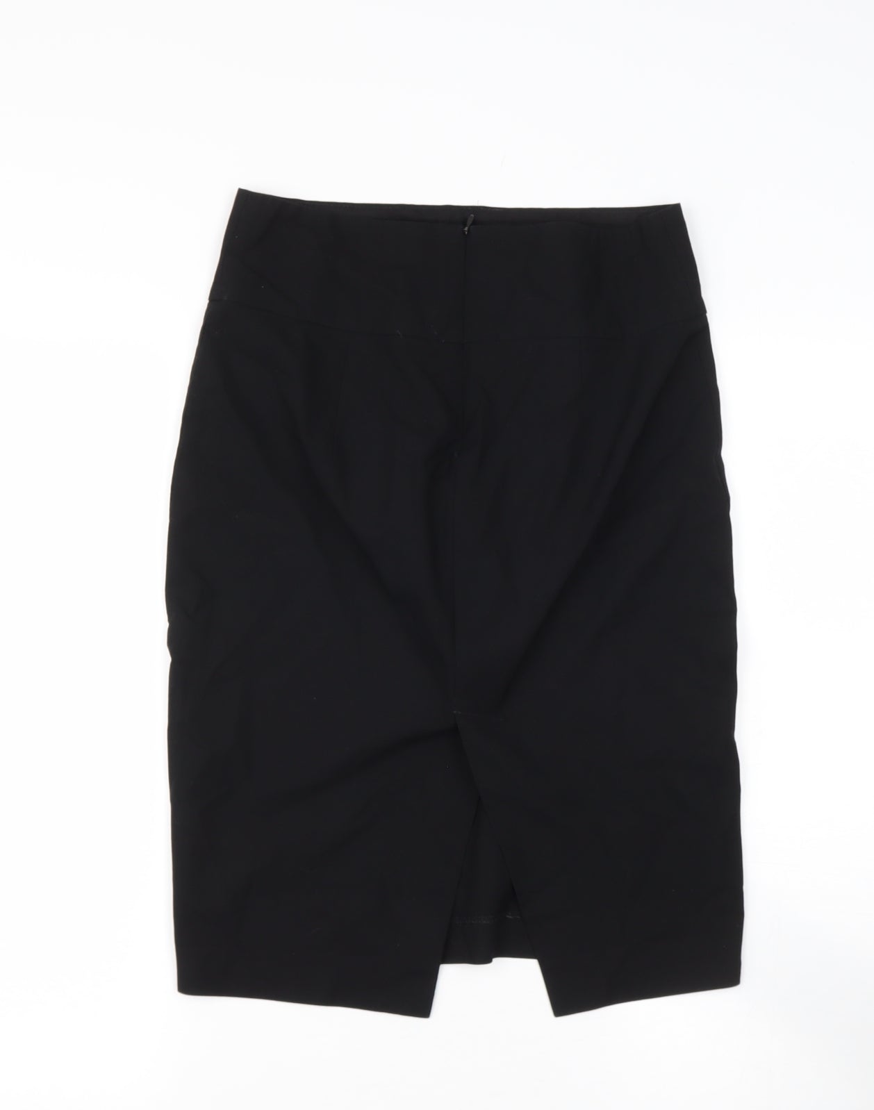 Zara Womens Black  Polyester Straight & Pencil Skirt Size 6