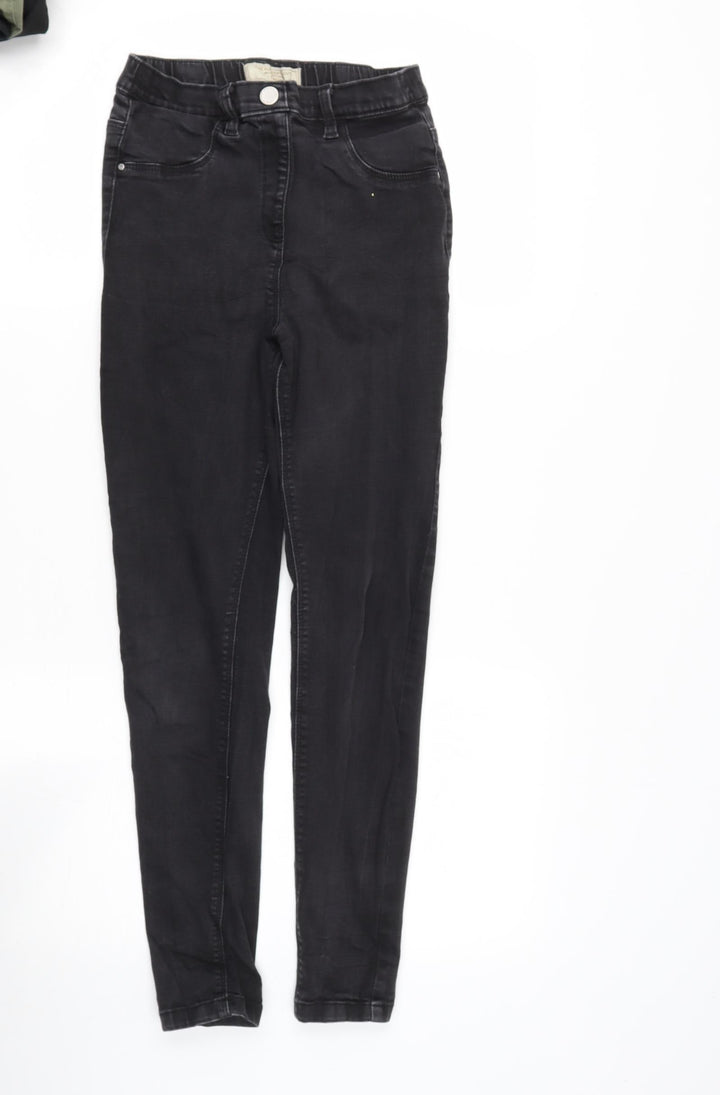 NEXT  Girls Beige  Cotton Straight Jeans Size 13 Years  Regular