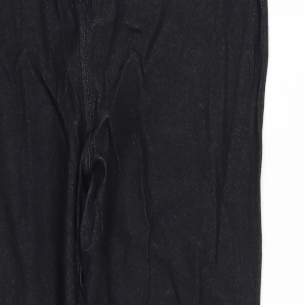 Papya Womens Black  Cotton Jegging Leggings