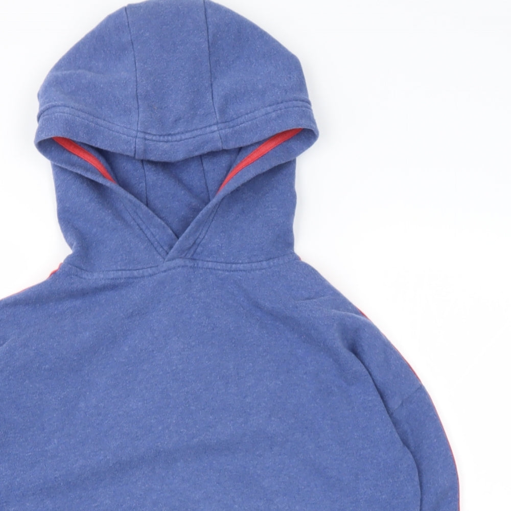 Boden Girls Blue  Cotton Pullover Hoodie Size 8-9 Years