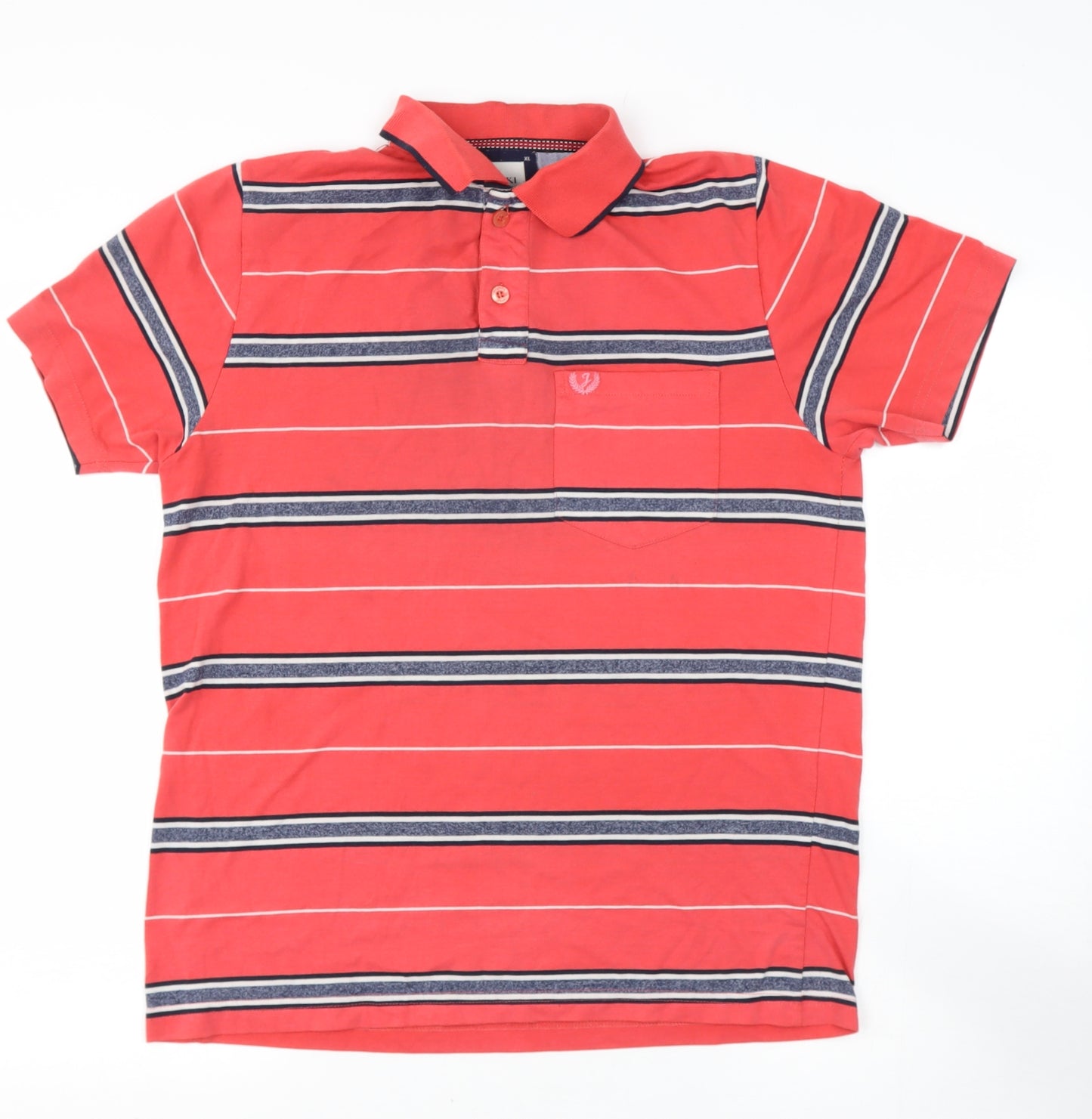 juki Mens Red  Polyester  T-Shirt Size XL Collared