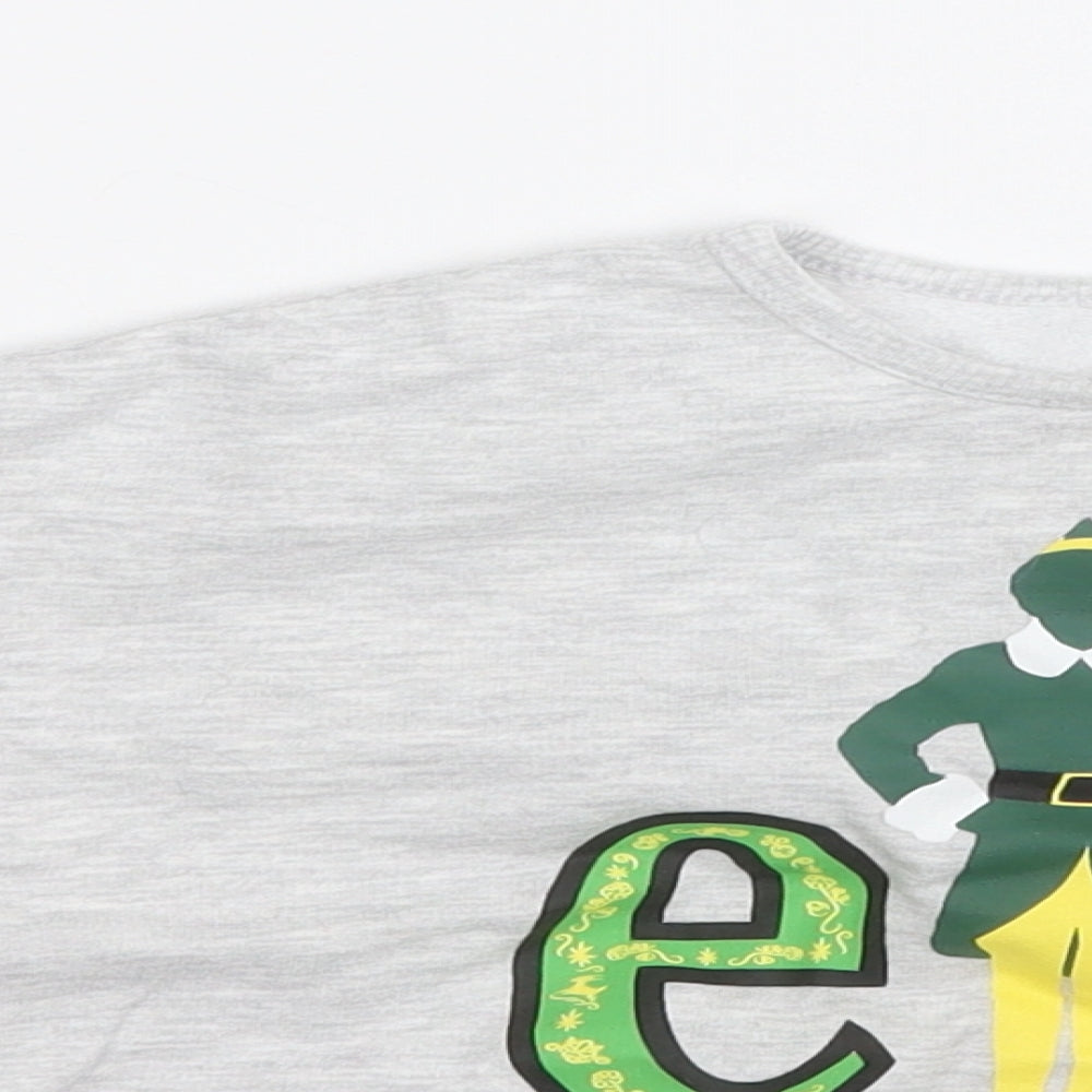 George Boys Grey  Cotton Pullover Jumper Size 12-18 Months   - Elf