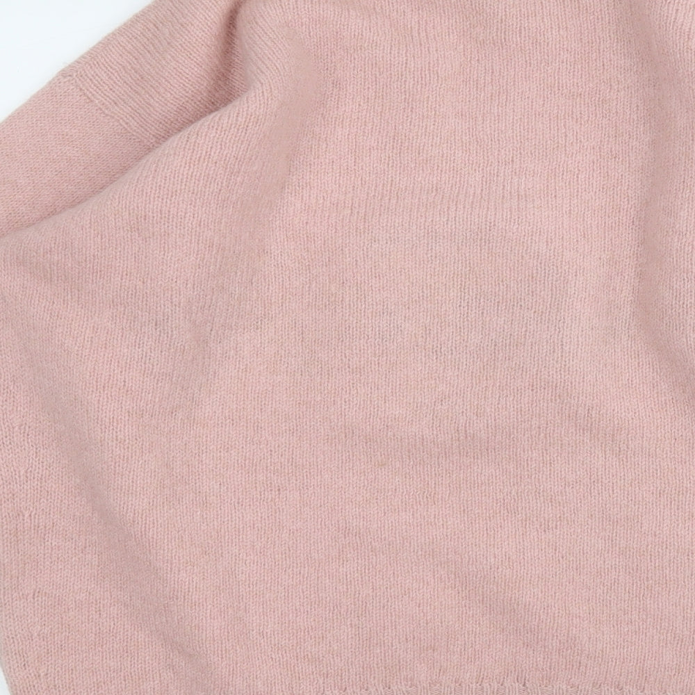 Pringle Mens Pink Round Neck  Wool Pullover Jumper Size XL