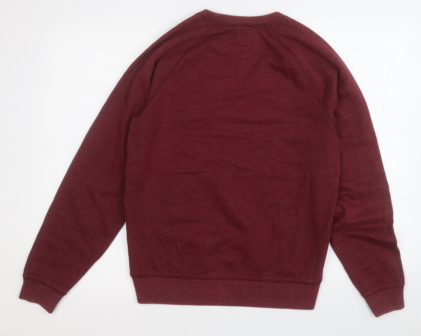 Jack Wills Womens Red  Cotton Pullover Sweatshirt Size M