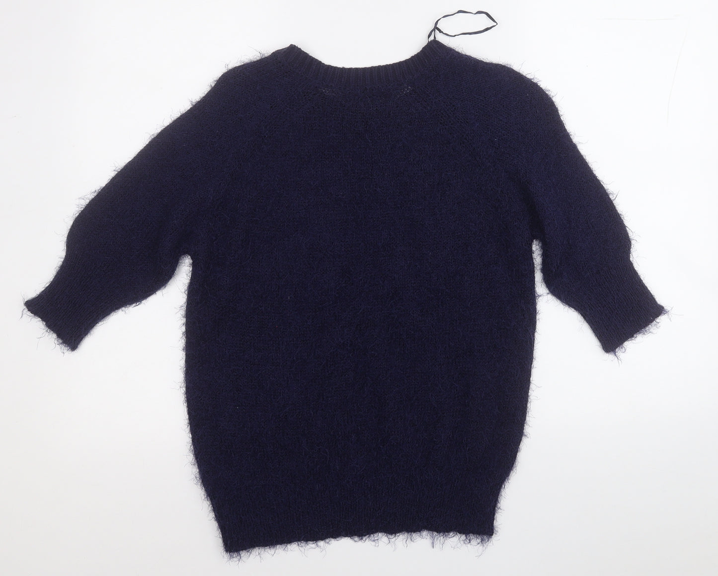 Dorothy Perkins Womens Blue Round Neck  Polyester Pullover Jumper Size 10
