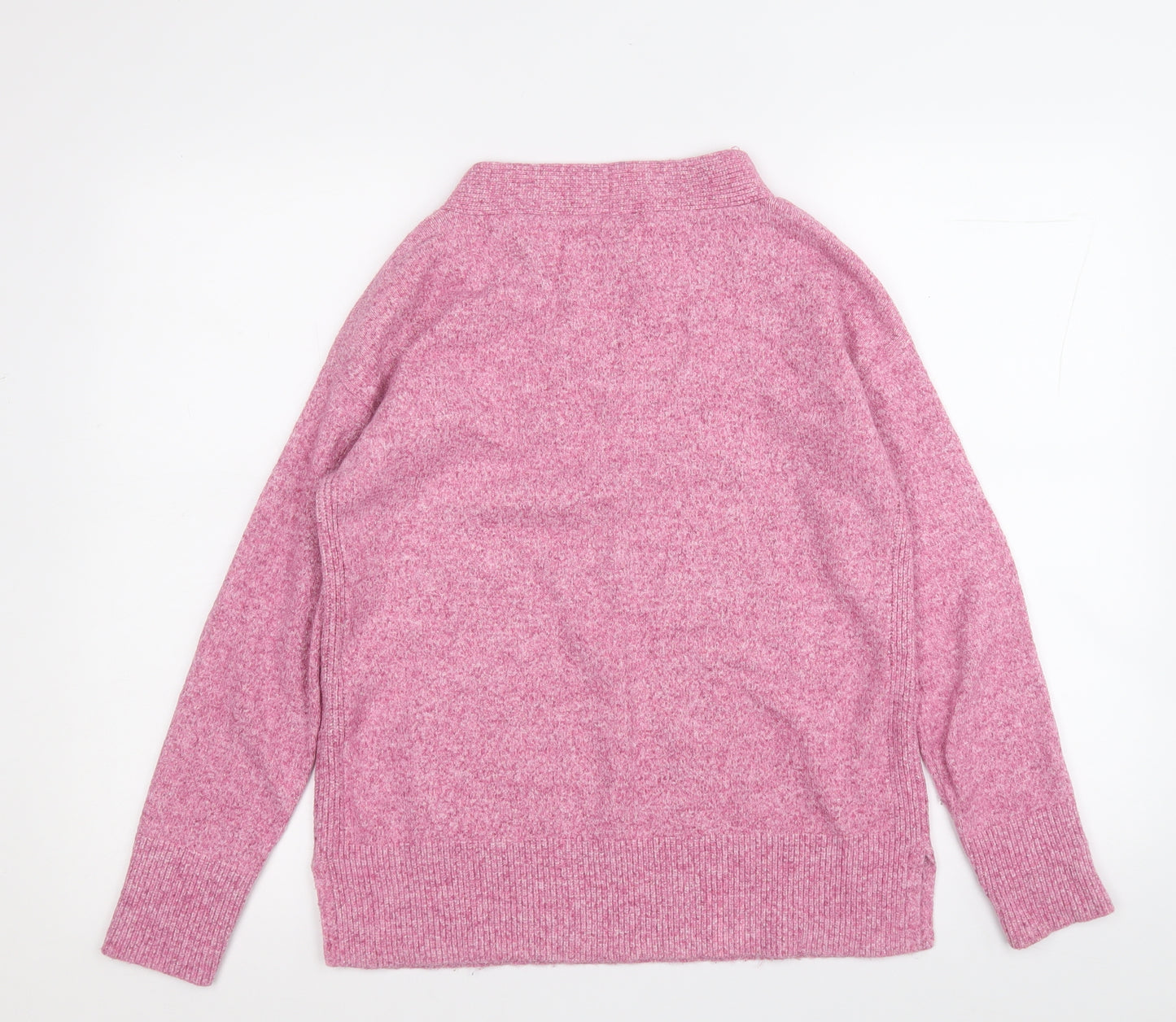 Olsen Womens Pink Round Neck  Viscose Pullover Jumper Size S