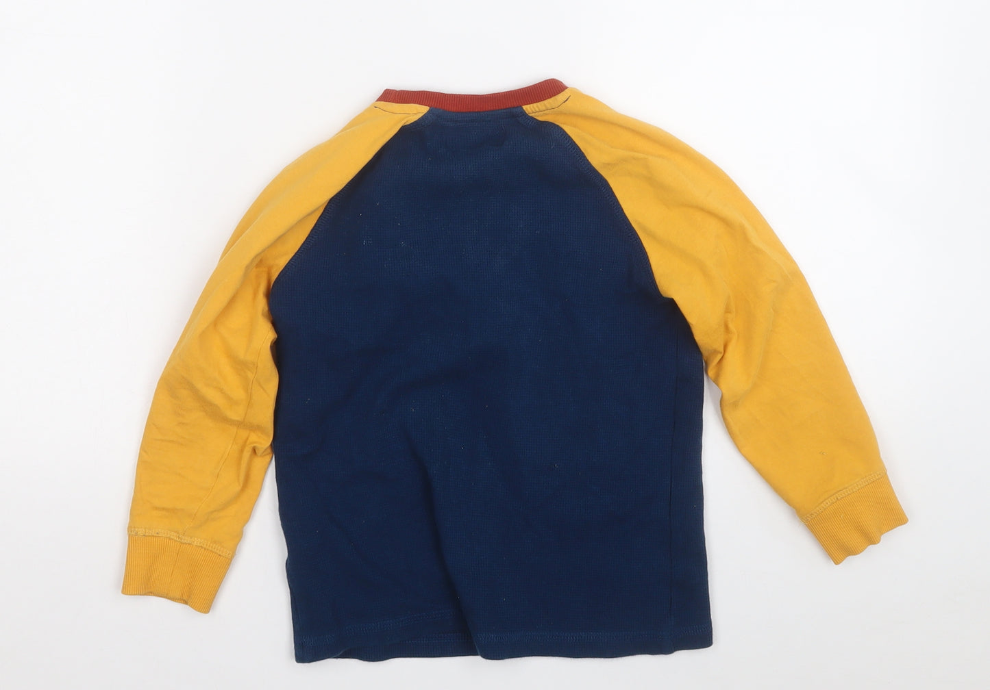 NEXT Boys Blue  Cotton Pullover Sweatshirt Size 6 Years