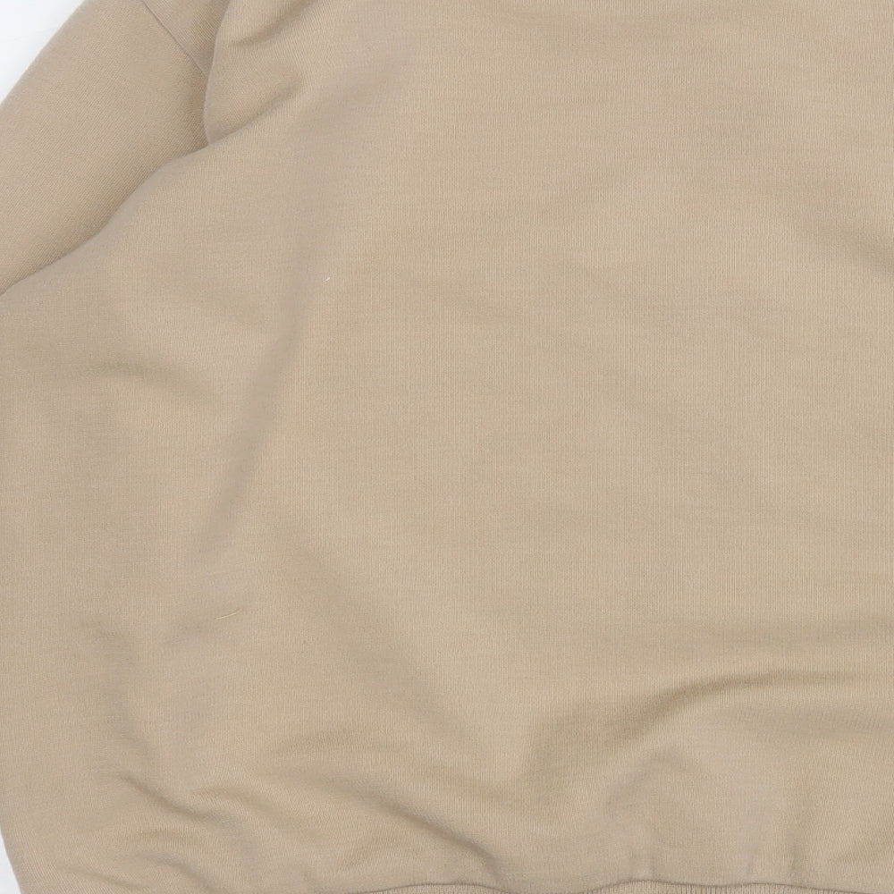 Lyle & Scott Mens Brown Round Neck  Wool Pullover Jumper Size L