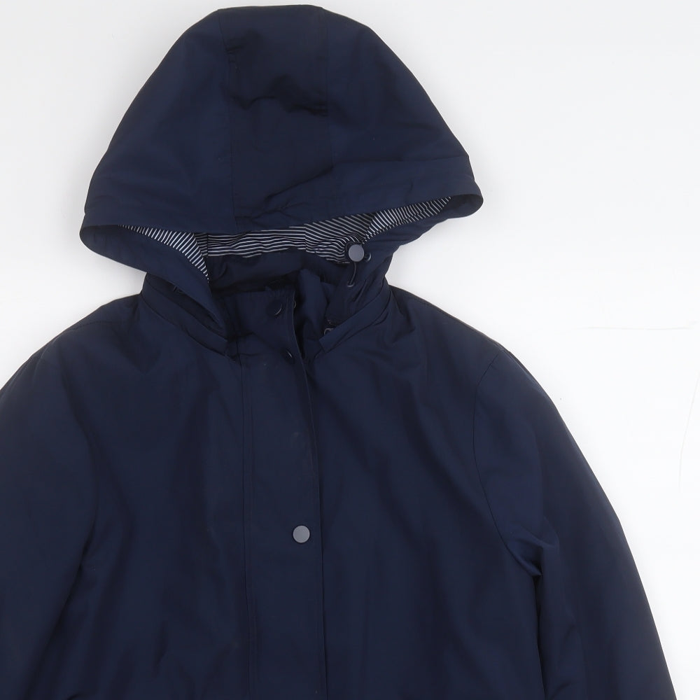 Marks and Spencer Womens Blue   Rain Coat Coat Size 12
