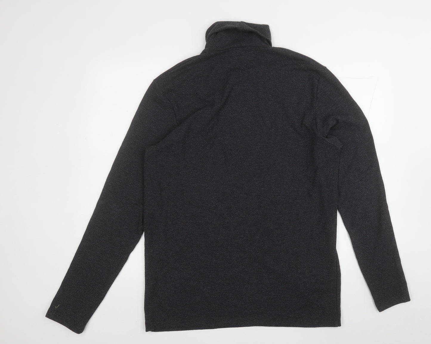 Selected Homme Mens Grey Roll Neck  Viscose Pullover Jumper Size XL