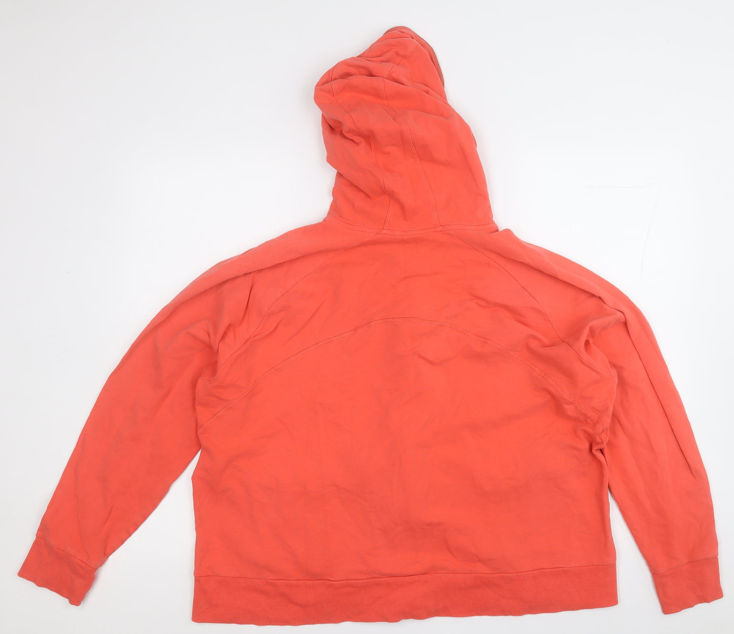 Marks and Spencer Womens Red  Cotton Pullover Hoodie Size 22