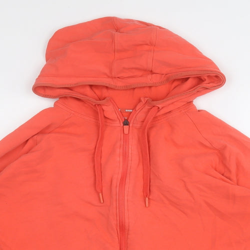 Marks and Spencer Womens Red  Cotton Pullover Hoodie Size 22
