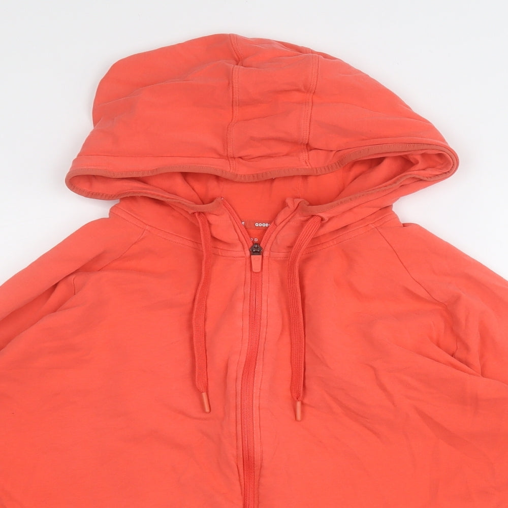 Marks and Spencer Womens Red  Cotton Pullover Hoodie Size 22