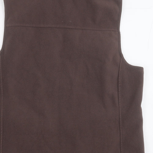 BM Womens Brown   Gilet Jacket Size 20