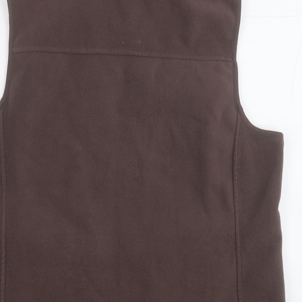BM Womens Brown   Gilet Jacket Size 20