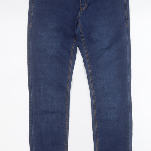 &denim Womens Blue  Cotton Skinny Jeans Size 10 L29 in Regular