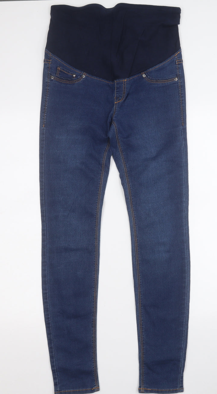 &denim Womens Blue  Cotton Skinny Jeans Size 10 L29 in Regular