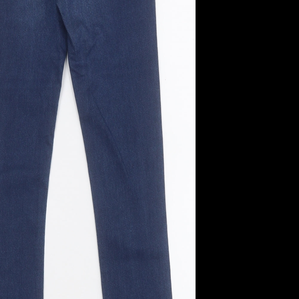 &denim Womens Blue  Cotton Skinny Jeans Size 10 L29 in Regular