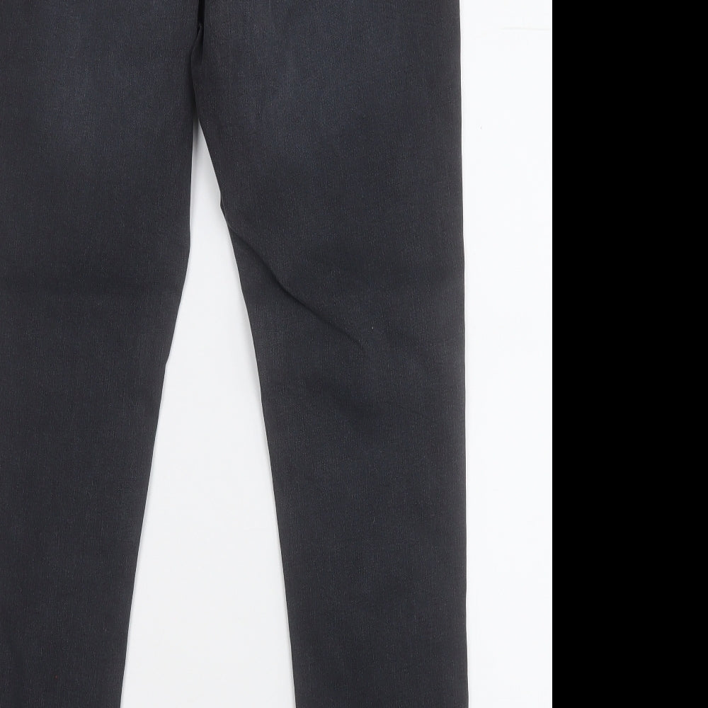 George Womens Black  Cotton Skinny Jeans Size 14 L28 in Regular