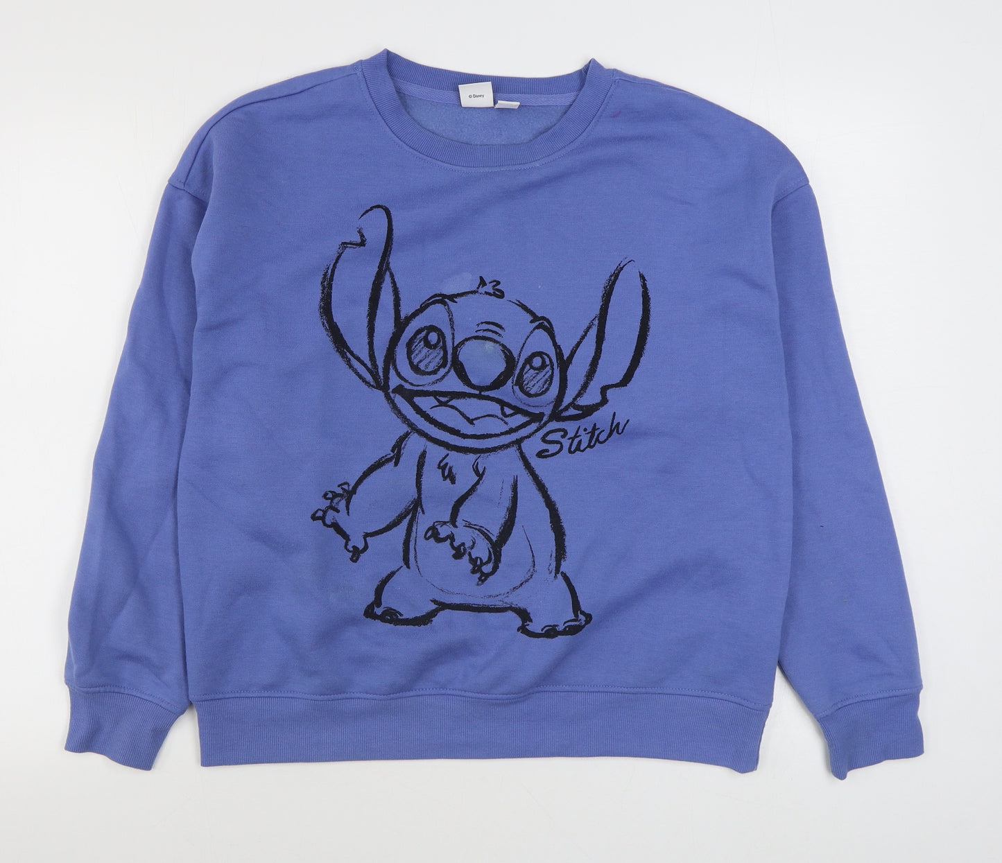 Primark Womens Blue  Cotton Pullover Sweatshirt Size S  Pullover