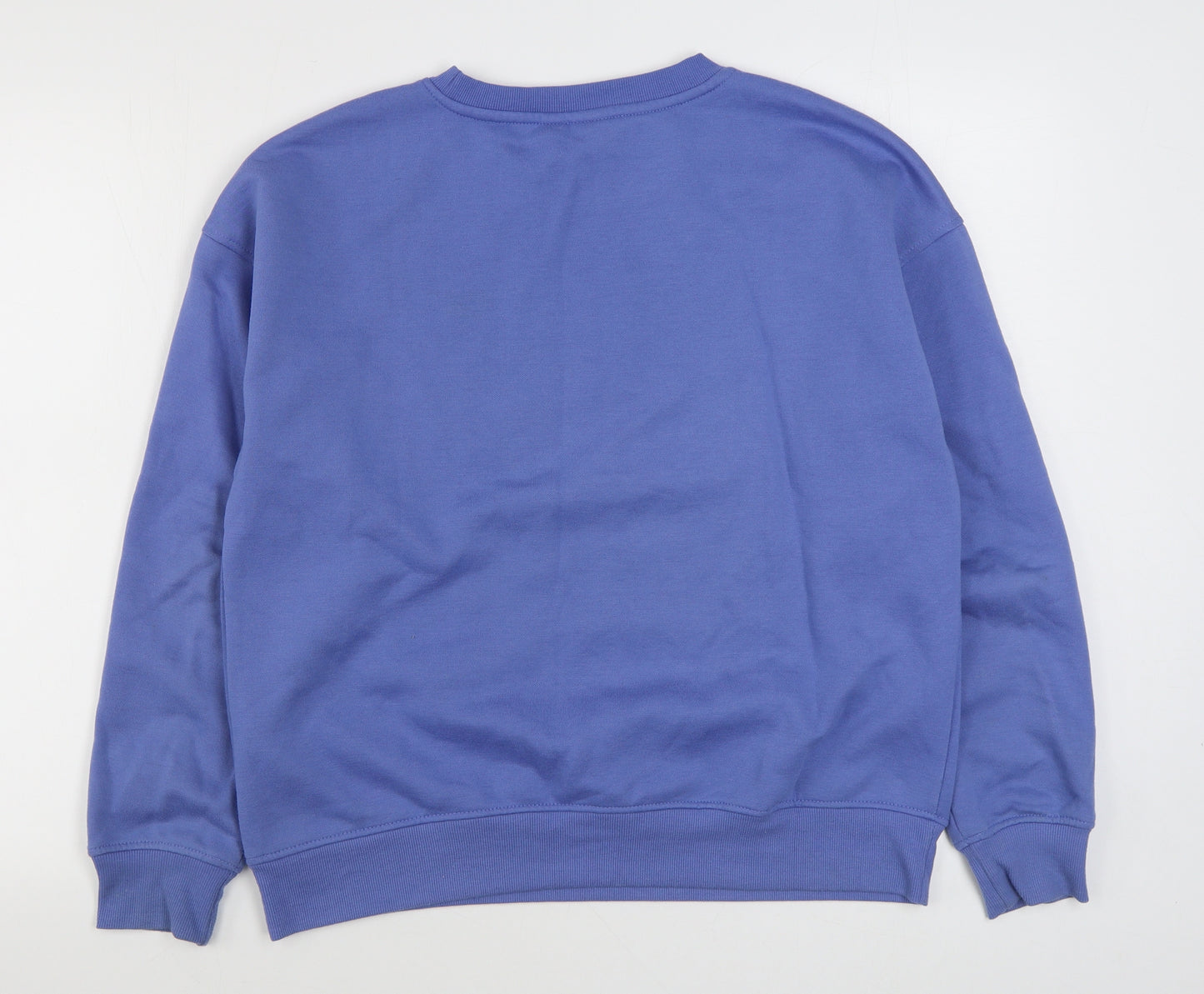 Primark Womens Blue  Cotton Pullover Sweatshirt Size S  Pullover