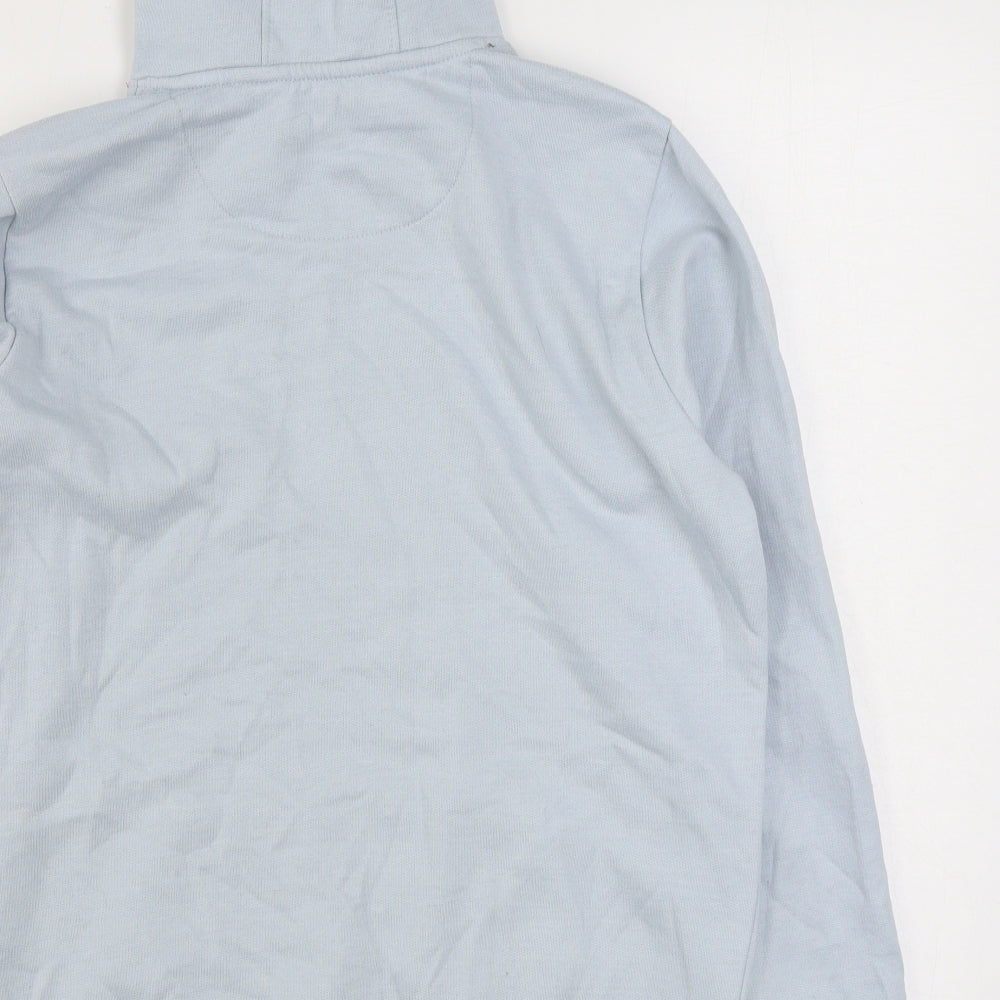 Brave Soul Womens Blue  Cotton Pullover Hoodie Size M  Pullover