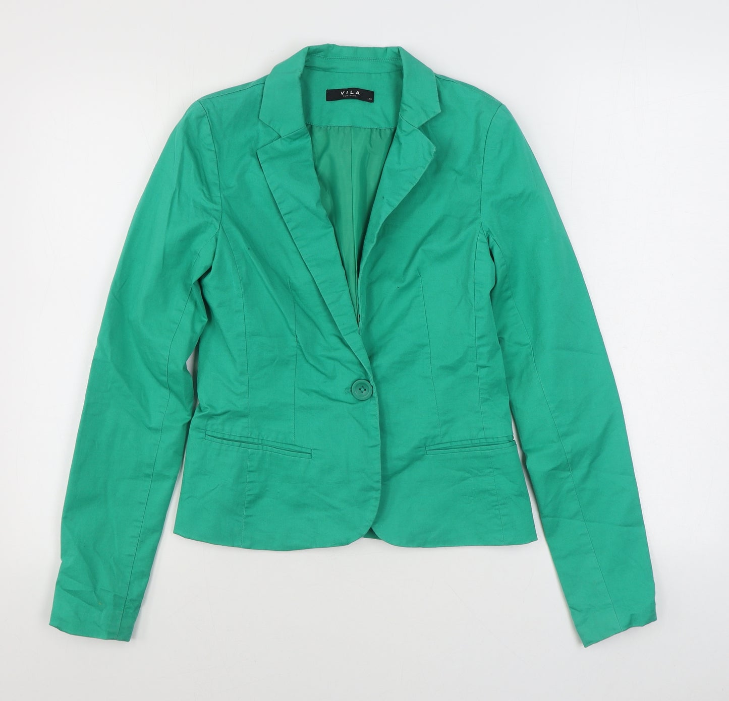 VILA Womens Green   Jacket Blazer Size XS  Button