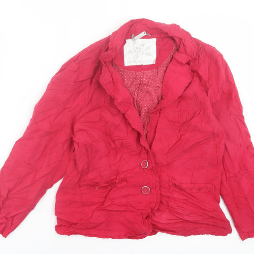 RJR.John Rocha Womens Pink   Jacket Blazer Size 12  Button
