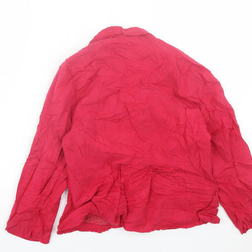 RJR.John Rocha Womens Pink   Jacket Blazer Size 12  Button