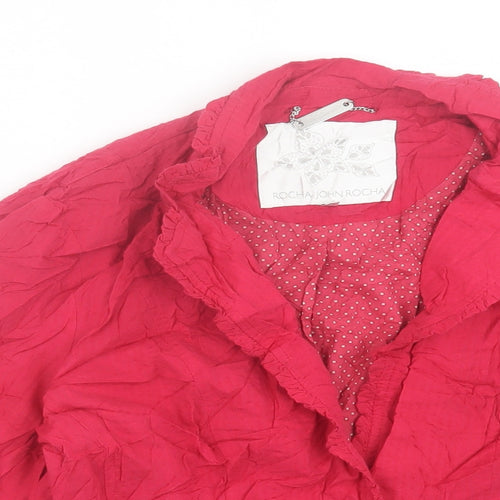 RJR.John Rocha Womens Pink   Jacket Blazer Size 12  Button