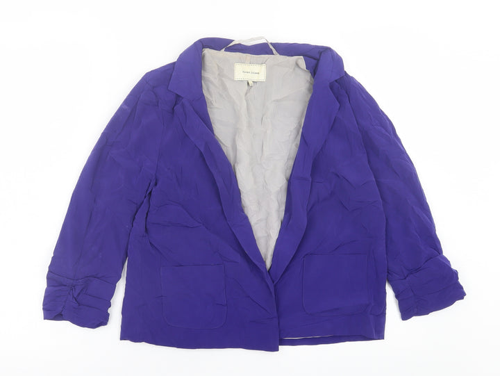 River Island Womens Purple Jacket Blazer Size 10