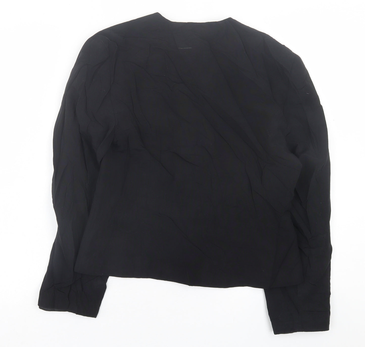 Richards Womens Black   Jacket Blazer Size 12  Button