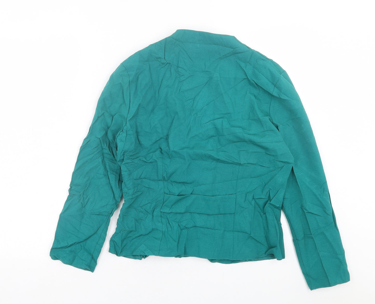 BHS Womens Green   Jacket Blazer Size 14  Button