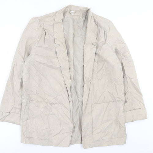 Miss Smith Womens Beige   Jacket Blazer Size 10