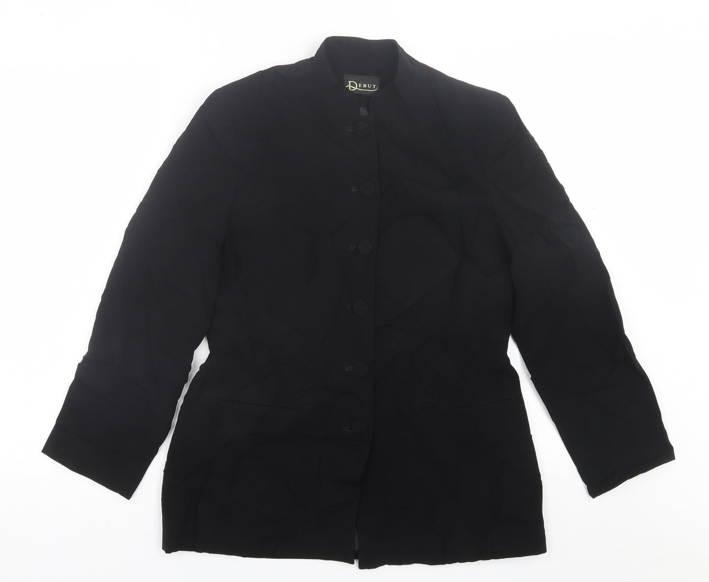 Richards Womens Black   Jacket Blazer Size 12  Button