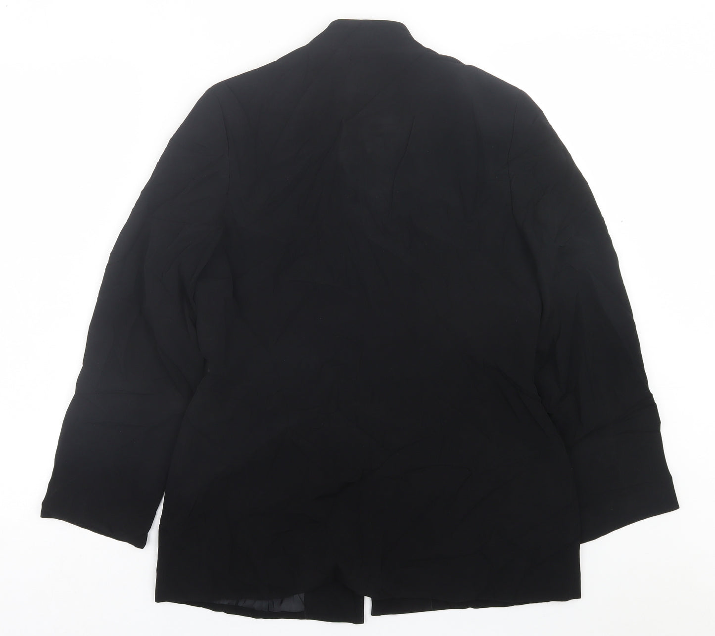 Richards Womens Black   Jacket Blazer Size 12  Button
