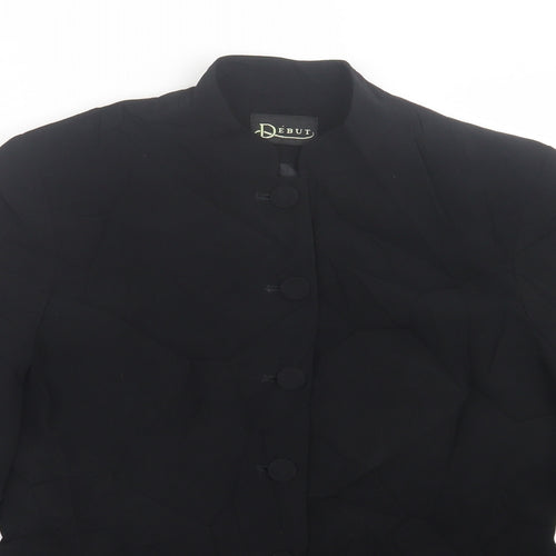 Richards Womens Black   Jacket Blazer Size 12  Button