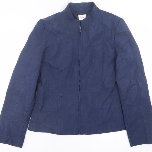 Select Womens Blue   Jacket Blazer Size 12  Zip