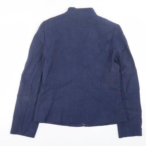 Select Womens Blue   Jacket Blazer Size 12  Zip