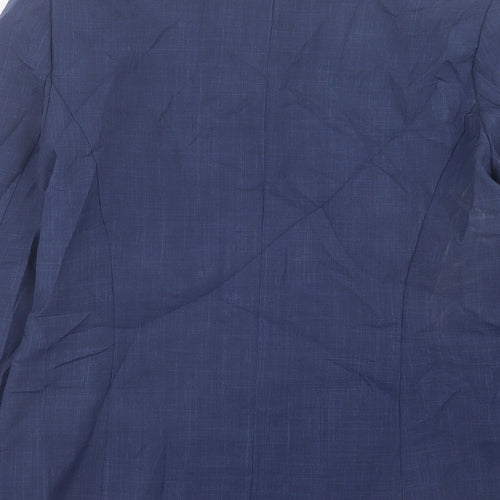 Select Womens Blue   Jacket Blazer Size 12  Zip