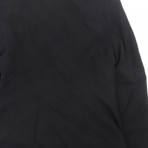 Essentials Womens Black   Jacket Blazer Size 14  Button