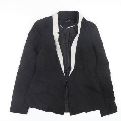 Dorothy Perkins Womens Black   Jacket Blazer Size 12  Hook & Eye
