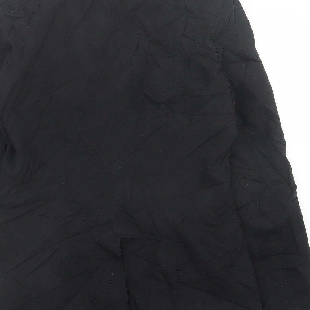 Dorothy Perkins Womens Black   Jacket Blazer Size 12  Hook & Eye