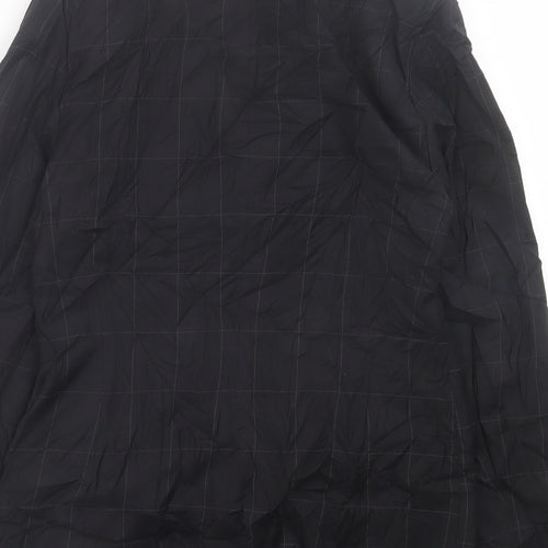 Dorothy Perkins Womens Black Check  Jacket Blazer Size 12  Button
