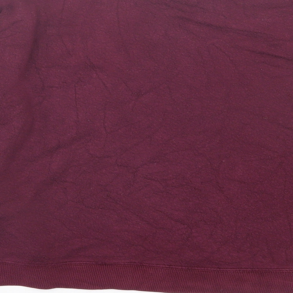 Pull&Bear Womens Purple  Polyester Pullover Sweatshirt Size M  Pullover