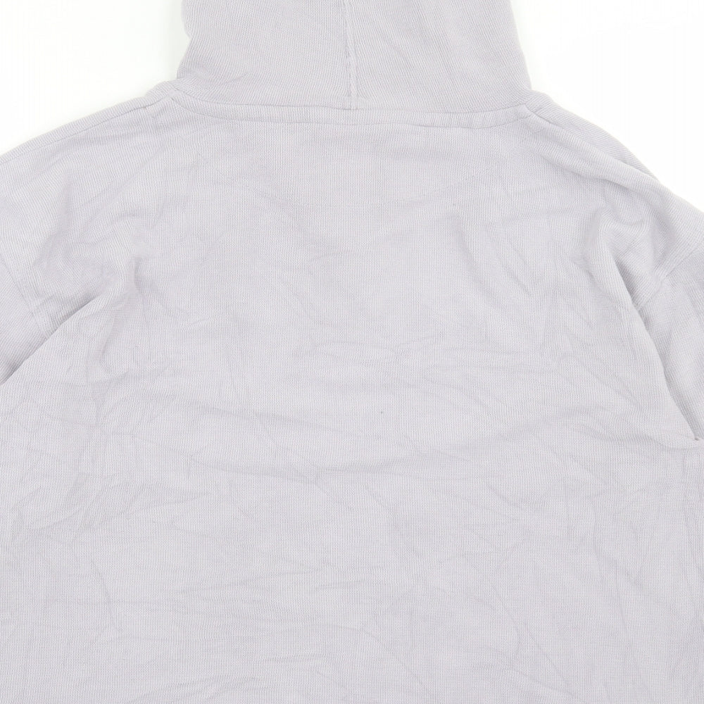 Preworn Womens Purple  Cotton Pullover Hoodie Size 16  Pullover